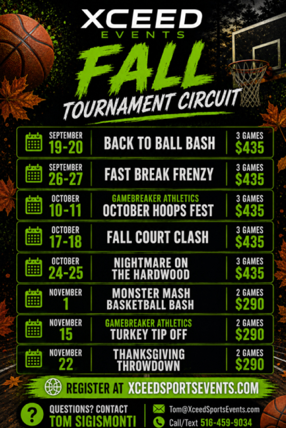 Fall Circuit Basketball Flyer